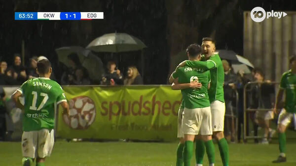 GOAL: The home side edge in front of the Eagles | Olympic Kingsway v Edgeworth Eagles | Australia Cup 2024 Round of 32