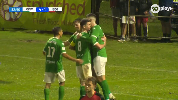 GOAL: Joe Knowles wraps it all up for 'The Green Machine' | Olympic Kingsway v Edgeworth Eagles | Australia Cup 2024 Round of 32