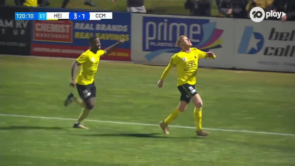 GOAL: Sean Ellis ensures Australia Cup history is made | Heidelberg United v Central Coast Mariners | Australia Cup 2024 Round of 32