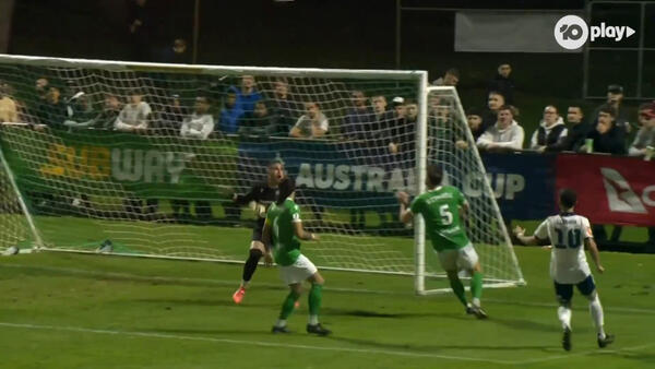 OWN GOAL: Shocking start to the half for the hosts | Olympic Kingsway v Adelaide United | Australia Cup 2024 Round of 16