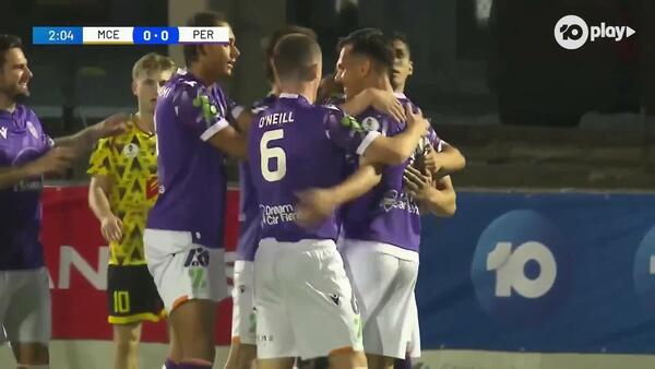 GOAL: The Glory kick start the action