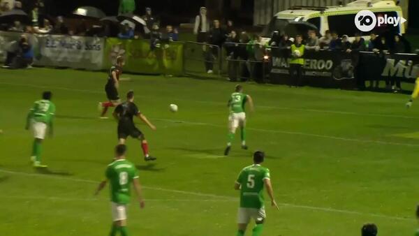 GOAL: Edgeworth take an early lead at Kingsway Reserve | Olympic Kingsway v Edgeworth Eagles | Australia Cup 2024 Round of 32