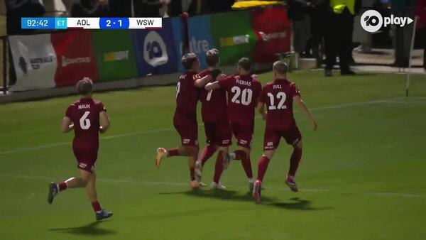 GOAL: Kitto hands Adelaide the lead in extra time