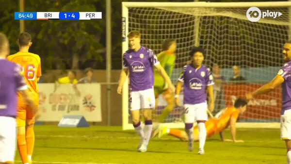 GOAL: Nathanael Blair makes it four for Perth