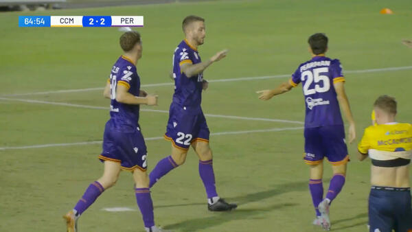 GOAL: Taggart equalises for Glory | Hahn Australia Cup Playoffs