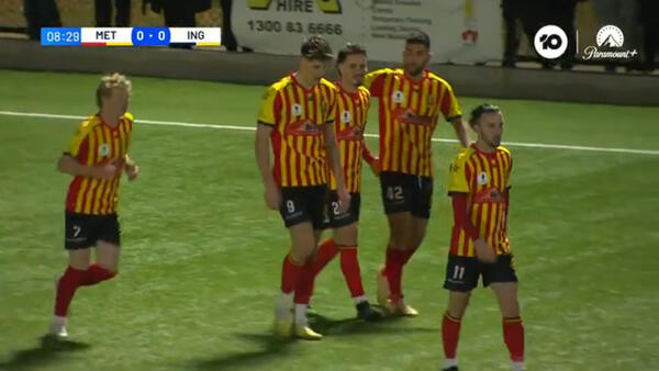 GOAL: James Temelkovski gets the MetroStars off to the perfect start