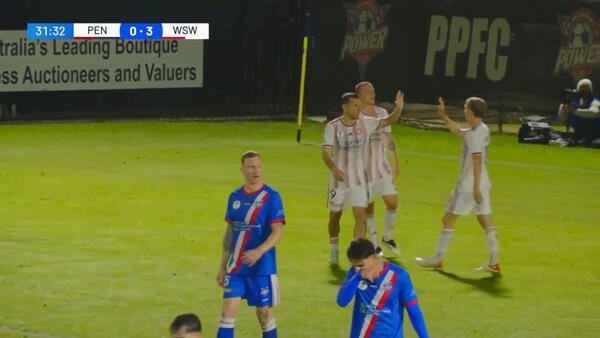 GOAL: Barbarouses bags his first goal in red and black | Hahn Australia Cup 2025