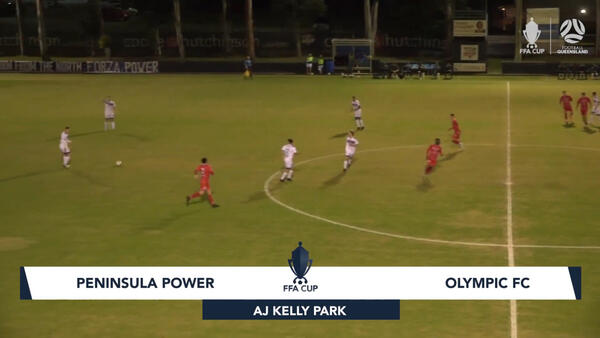 Match Highlights | Peninsula Power v Olympic FC | FFA Cup 2021 Qualifying Final | Queensland