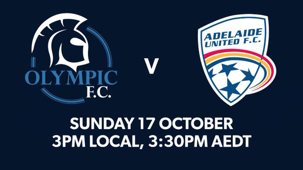 Coming up: Adelaide Olympic v Adelaide United