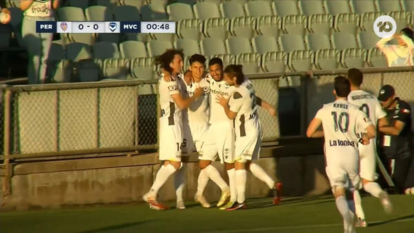 GOAL: Brooks - The youngster scored a screamer within the opening minute