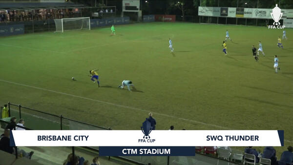 Match Highlights | Brisbane City v SWQ Thunder | FFA Cup 2021 Preliminary Rounds | Queensland