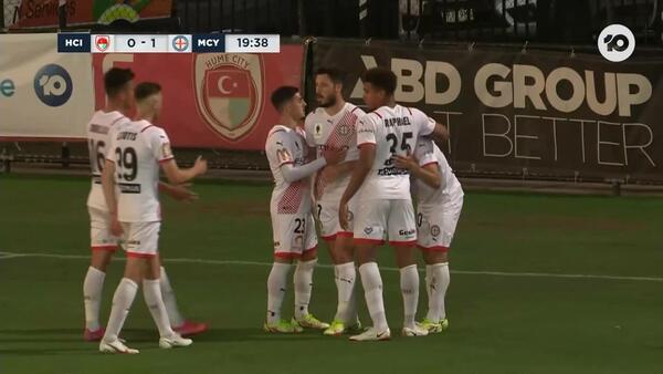GOAL: Leckie -  The visitors lead at ABD Stadium