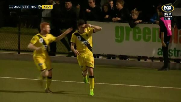Schiavo taps it in for number two