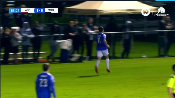 GOAL: Liam McCabe finds Modbury's fifth | Armadale FC v Modbury Jets