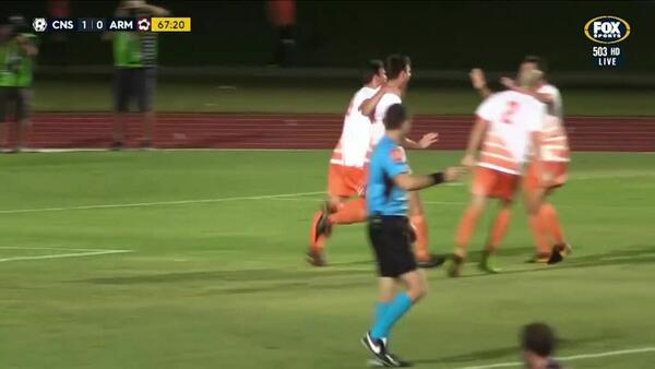 Cairns chime in second goal