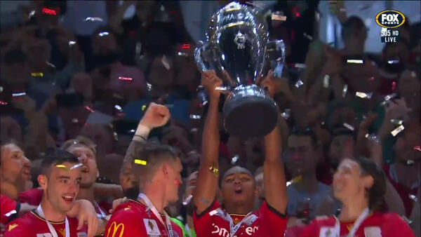 Adelaide United celebrate in style