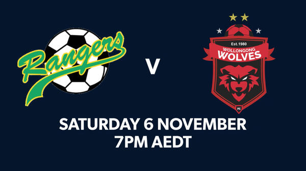 Coming up: Mount Druitt Town Rangers v Wollongong Wolves
