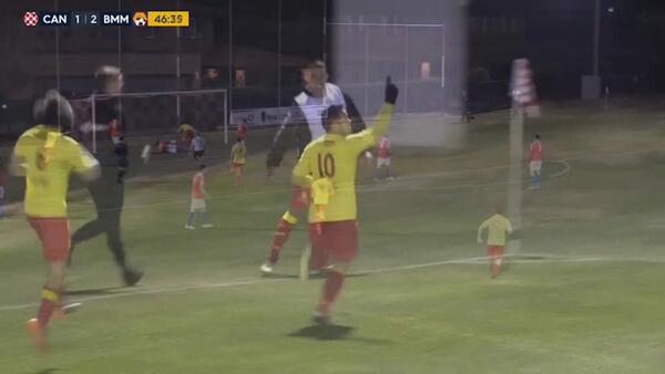 Majurovski scores his second of the match