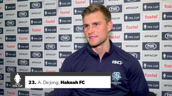 One-on-one: Andre de Jong - Hakoah FC