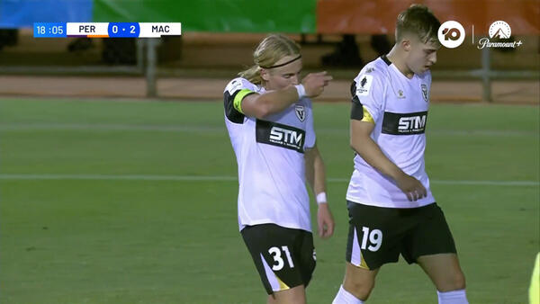 GOAL: Lachie Rose doubles Macarthur's lead