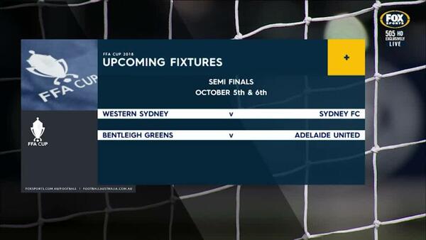 FFA Cup Semi Final draw 