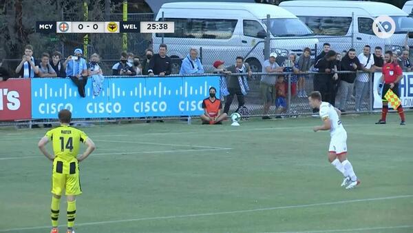 PENALTY: Jamieson misses chances to put City ahead | FFA Cup | Melbourne City v Wellington Phoenix
