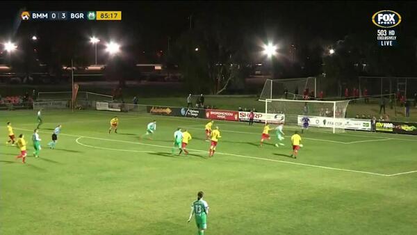 Tyson Holmes puts the icing on the cake for Bentleigh Greens