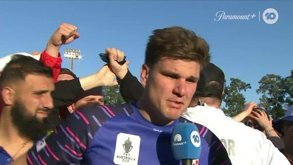 Nizic: I'm so emotional | Post-match Interview | Sydney United v Brisbane Roar