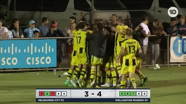 Shootout: Pennington puts Phoenix into Semis | FFA Cup | Melbourne City v Wellington Phoenix