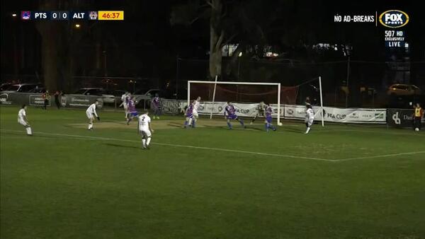 Sekiya scores right before the break