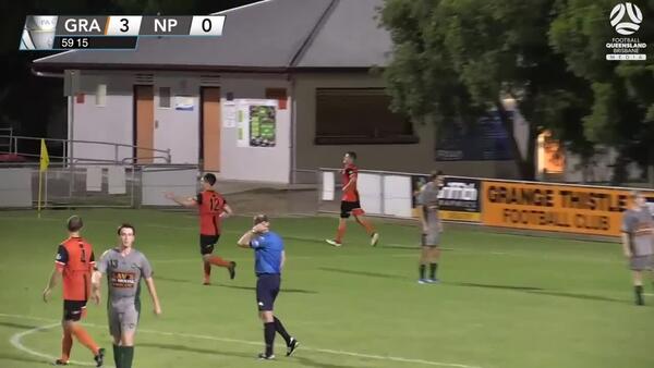Match highlights - Grange Thistle v North Pine FC - FFA Cup 2020 Preliminary Rounds