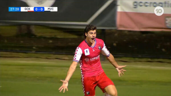 GOAL: Tipaldo - Knights strike first in Gold Coast