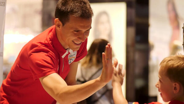 Adelaide United meet and greet fans