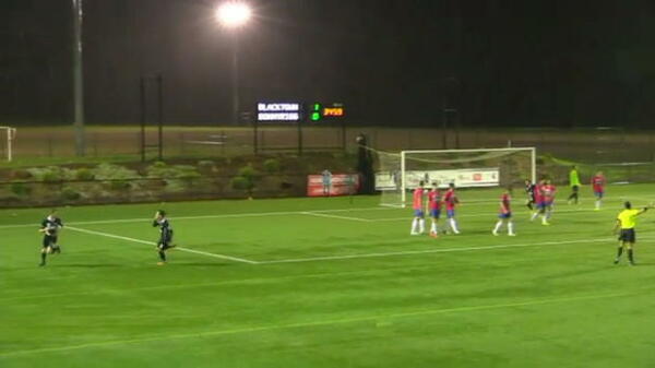 Cracking Gibbs free-kick in FFA Cup 