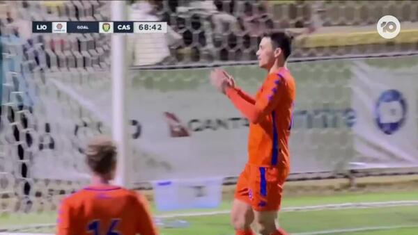 GOAL: Farina - Striker gets his second of the night