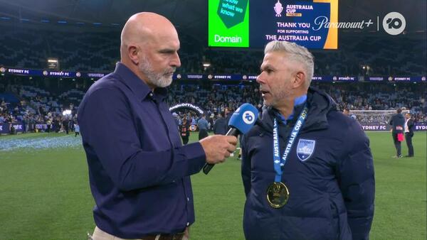 Corica: We've got our eyes on a few more trophies | Interview | Australia Cup Final 2023