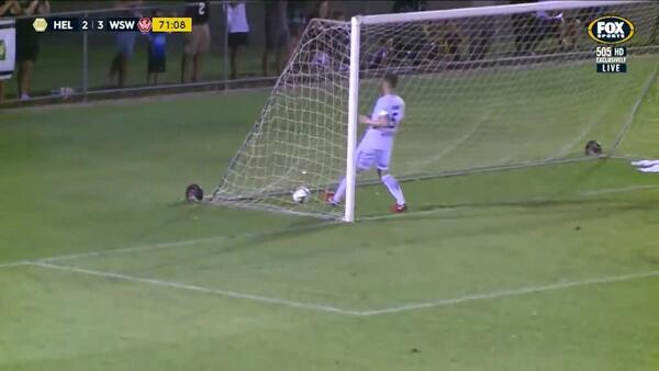 Hellenic equalise again with awesome chip goal