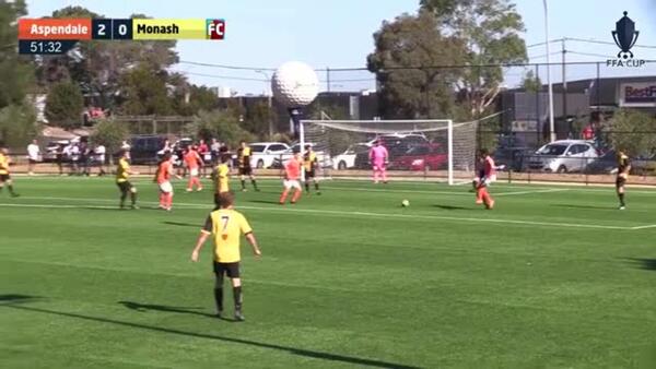 Aspendale Stingrays vs Monash Soccer Club Highlights - FFA Cup 2019