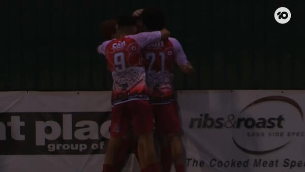GOAL: Simonski – Wolves find the opener in first half stoppage time | FFA Cup