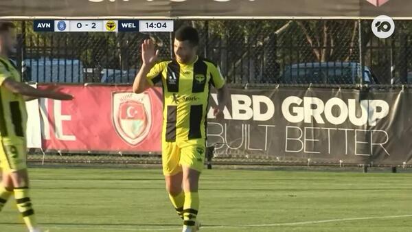 GOAL: Sotirio screamer doubles the lead | FFA Cup | Avondale FC v Wellington Phoenix