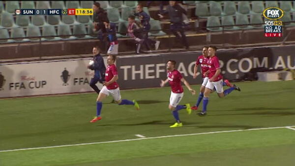 Sydney United level it late