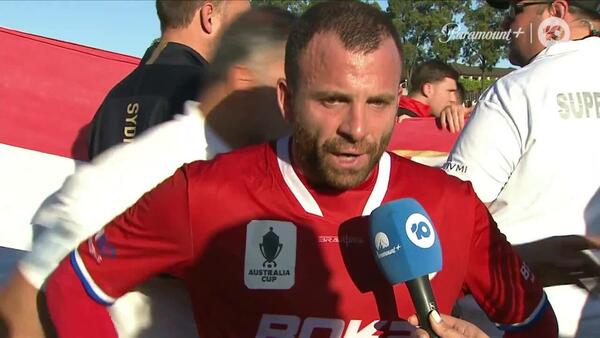 Trifiro: You can see how much it means | Post-match interview | Sydney United v Brisbane Roar