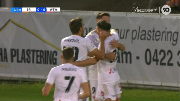 GOAL: Antonsson starts the action in Brisbane