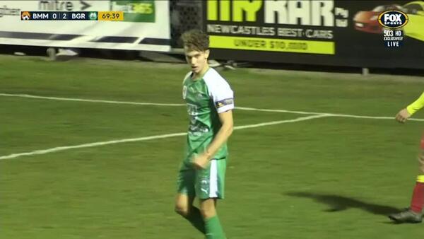Chris Lucas has his hat-trick