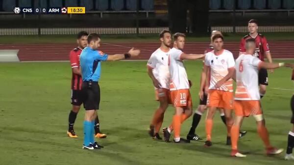 Armadale see red early on
