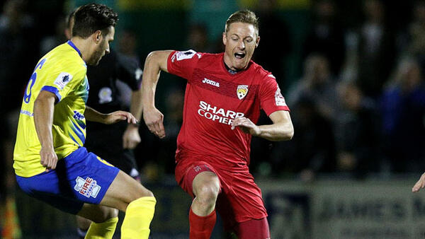 Broadmeadow Magic in action in the 2014 Westfield FFA Cup.