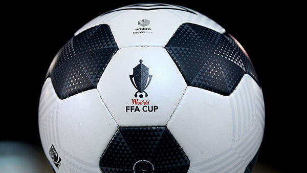 The official match ball of the Westfield FFA Cup.