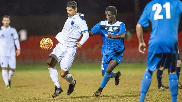 Gold Coast City saw off SWQ Thunder 4-0 in the Westfield FFA Cup on Wednesday night. Image: DSL Photography