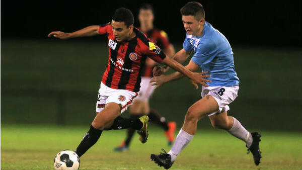 Rockdale Suns overcame Sutherland on Wednesday night. Image credit: Football NSW