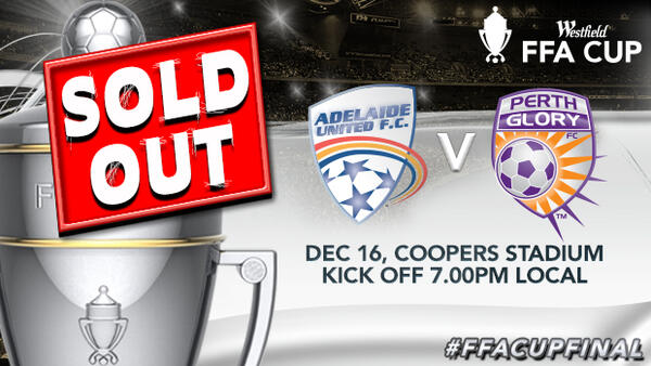FFA Cup Final sold out
